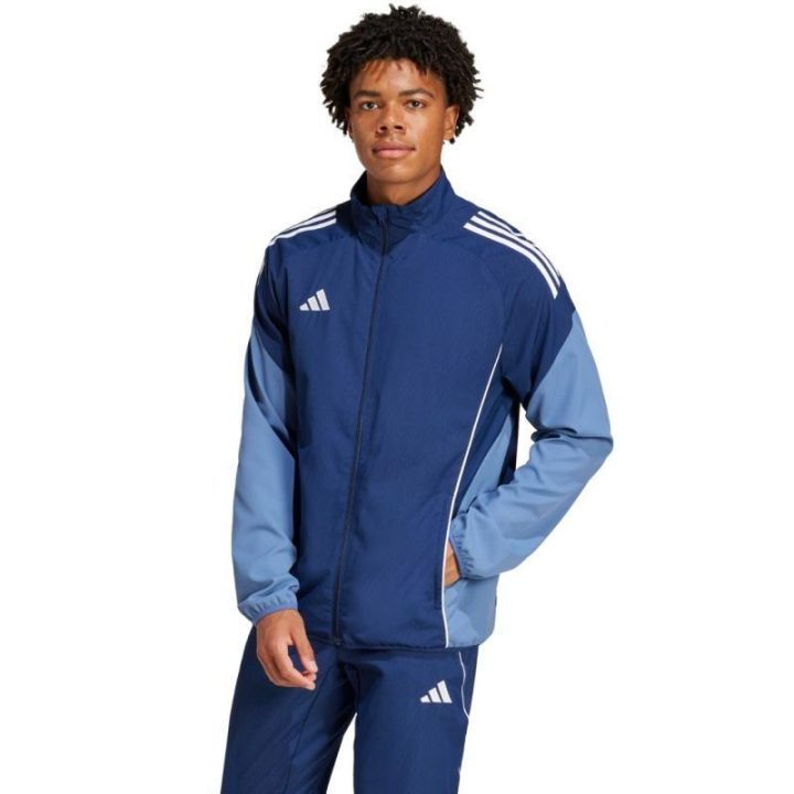 Vyriškas džemperis adidas Tiro 25 Competition Presentation, tamsiai mėlynas