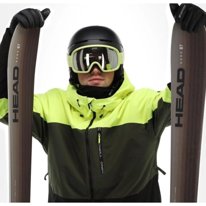 Vyriška slidinėjimo striukė O’Neill Carbonite 10K, žalia ir juoda