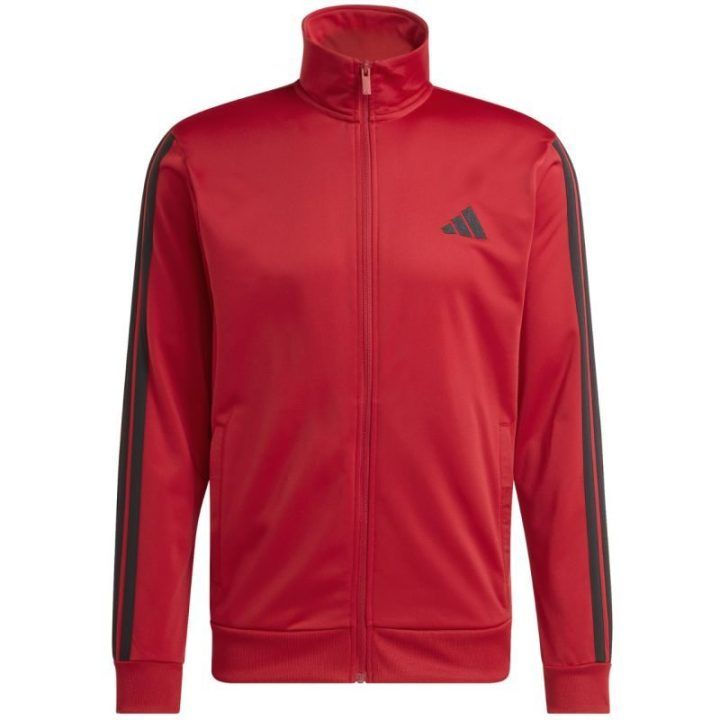 Vyriškas sportinis kostiumas su užtrauktuku adidas Dayready, raudonas
