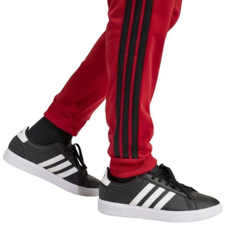 Vyriškas sportinis kostiumas su užtrauktuku adidas Dayready, raudonas