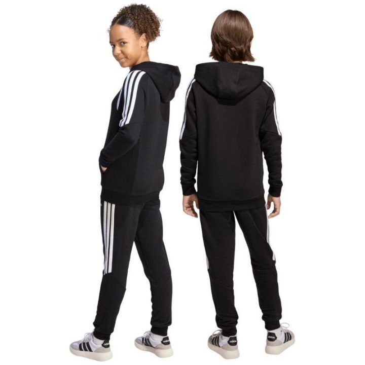 Vaikiškos medvilninės kelnės adidas Tiro 26 League Sweat, juodos