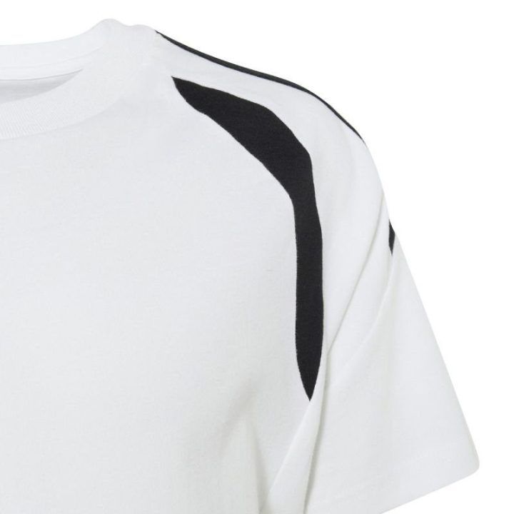 Vaikiški marškinėliai adidas Tiro 26 League Tee, balti ir juodi