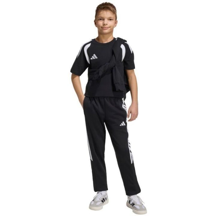 Vaikiški medvilniniai marškinėliai adidas Tiro 26 League Tee, juodi
