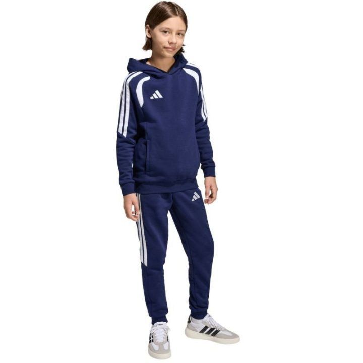 Vaikiškos sportinės kelnės adidas Tiro 26 League, tamsiai mėlynos