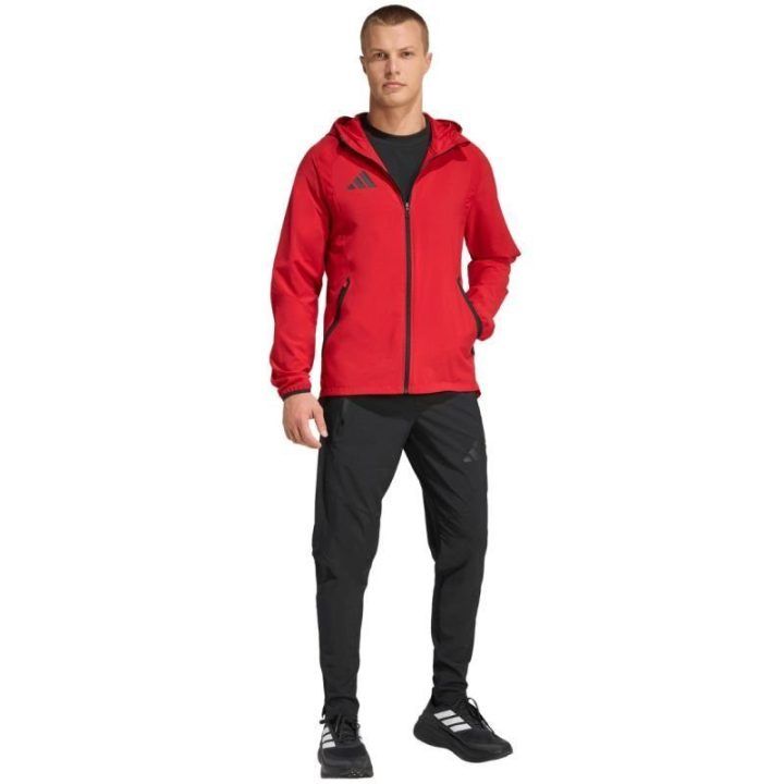 Vyriška striukė nuo vėjo adidas Tiro 26 Travel, raudona