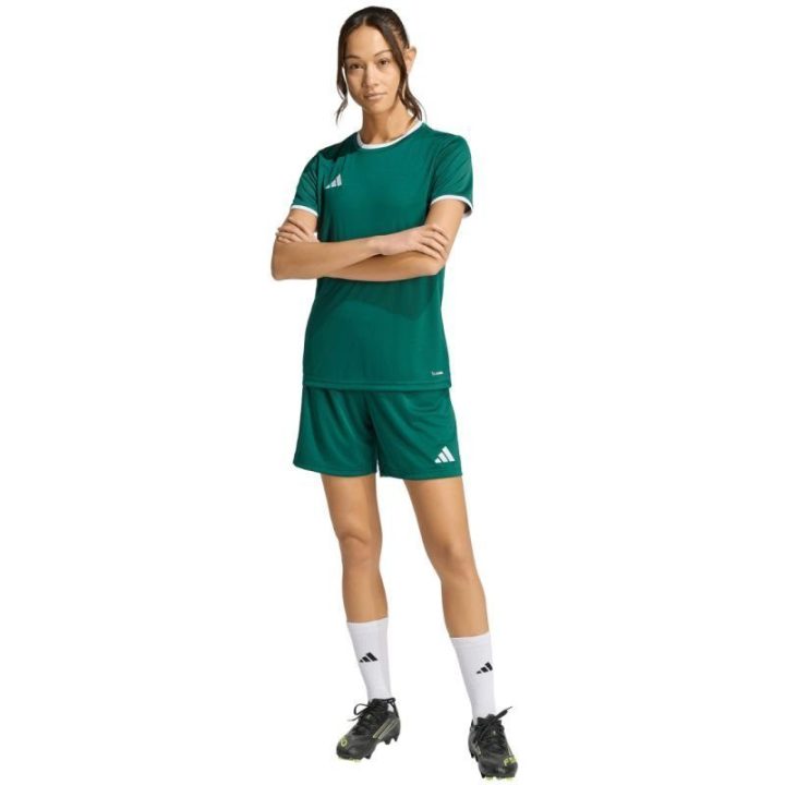 Moteriški sportiniai marškinėliai adidas Entrada 26, žali
