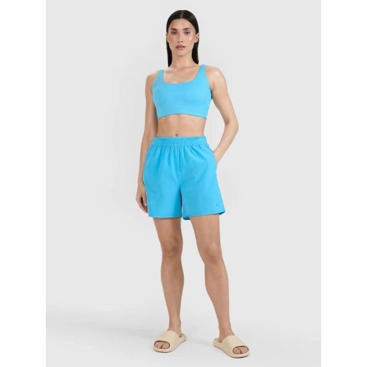 Moteriški paplūdimio šortai su 4Way Stretch 4F, 120 g/m²
