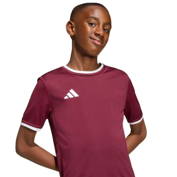 Vaikiški futbolo marškinėliai adidas Entrada 26, bordo