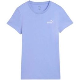 Moteriški marškinėliai Puma ESS Small No.1 Logo, violetiniai
