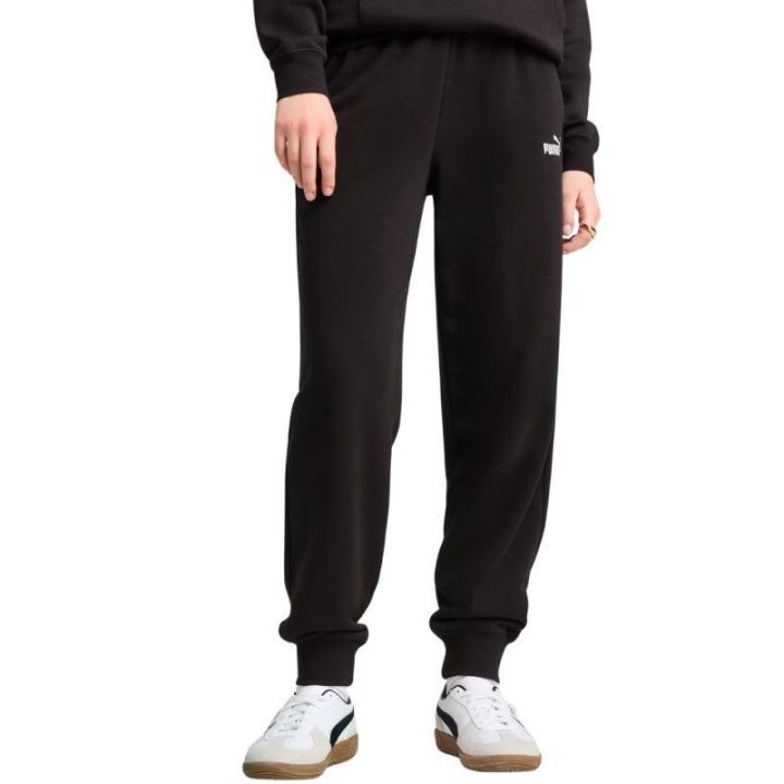 Moteriškos medvilninės kelnės Puma ESS Small No.1 Comfort, juodos