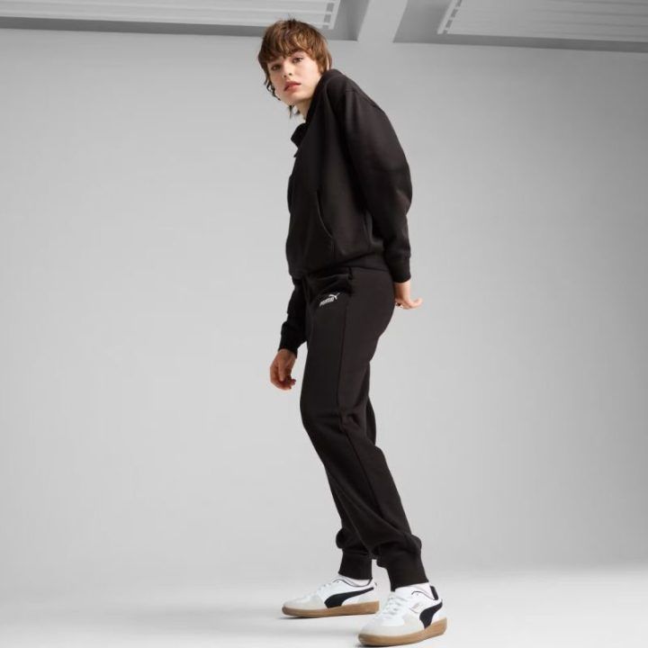 Moteriškos medvilninės kelnės Puma ESS Small No.1 Comfort, juodos