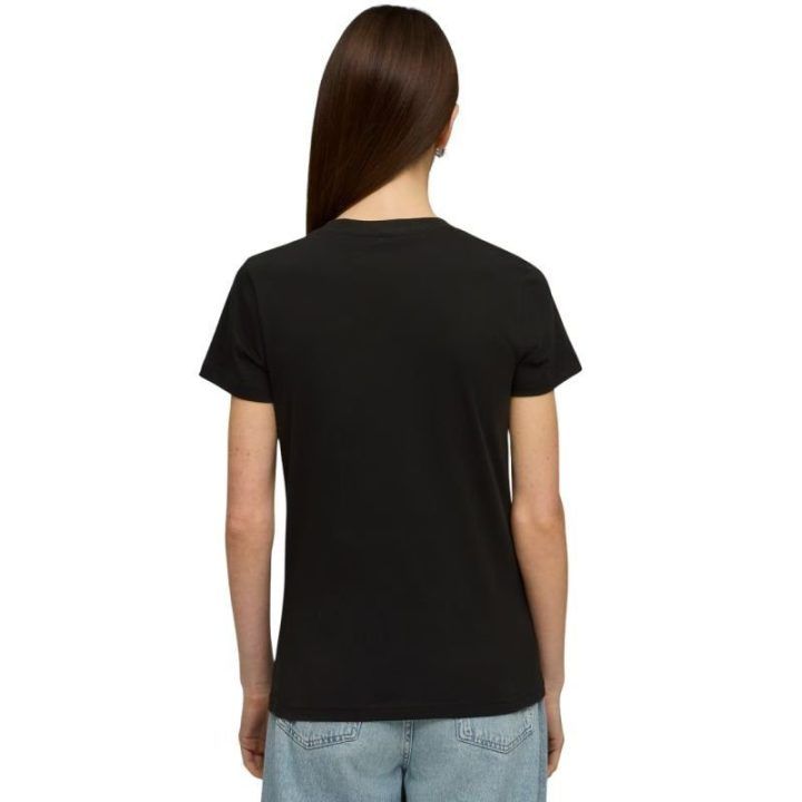 Moteriški medvilniniai marškinėliai Puma ESS Script Tee, juodi