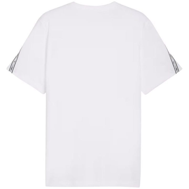 Vyriški medvilniniai marškinėliai Puma Tape Tee, balti