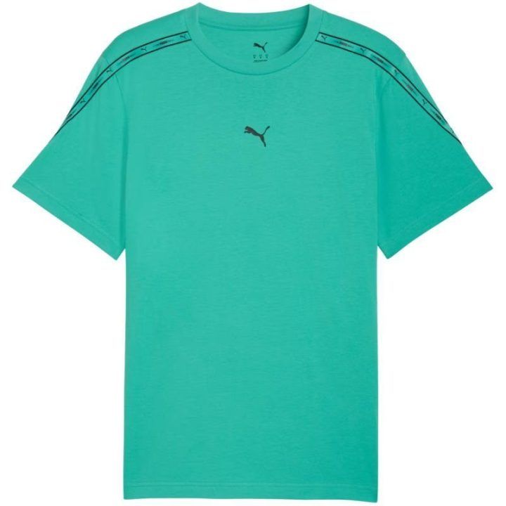 Vyriški medvilniniai marškinėliai Puma Tape Tee, žali