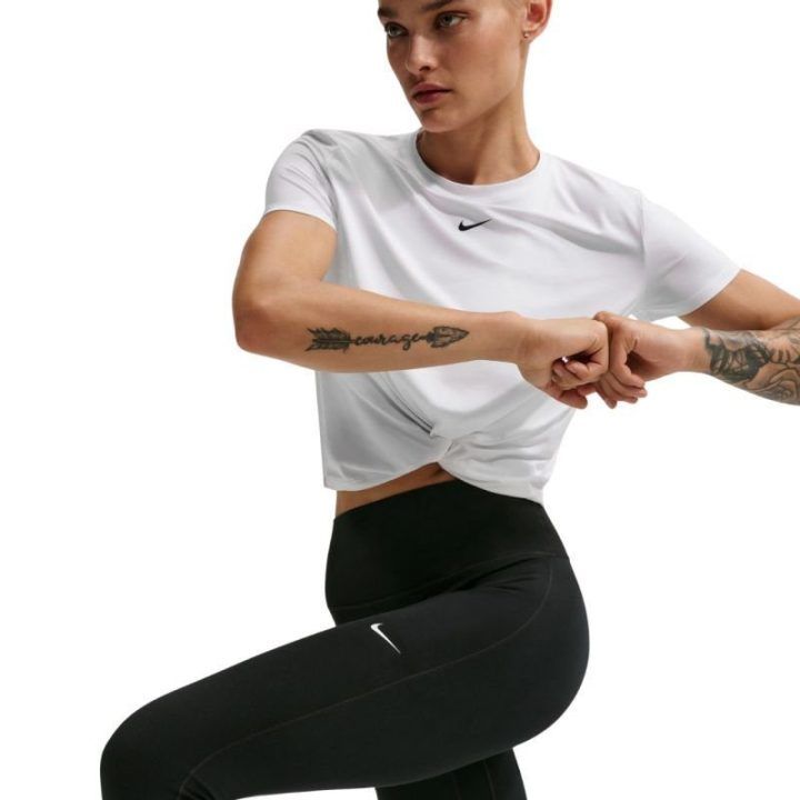 Moteriškos tamprės be priekinės siūlės Nike One Seamless Front, juodos