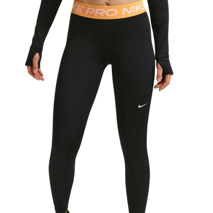 Moteriškos treniruočių tamprės su Dri-FIT Nike Pro, juodos