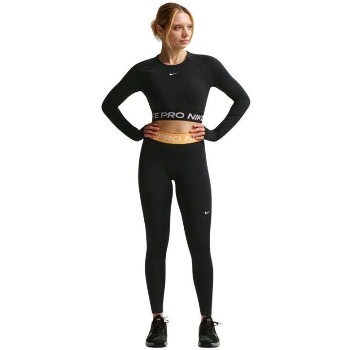 Moteriškos treniruočių tamprės su Dri-FIT Nike Pro, juodos
