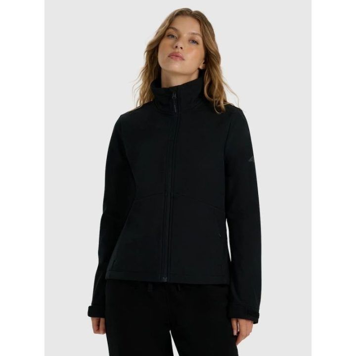 Moteriška softshell striukė 4F su NeoDry 5000 / 3000, juoda