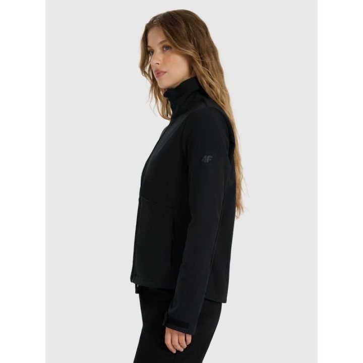 Moteriška softshell striukė 4F su NeoDry 5000 / 3000, juoda