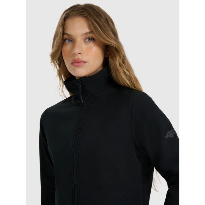 Moteriška softshell striukė 4F su NeoDry 5000 / 3000, juoda