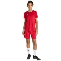 Moteriški treniruočių šortai adidas Entrada 26, raudoni
