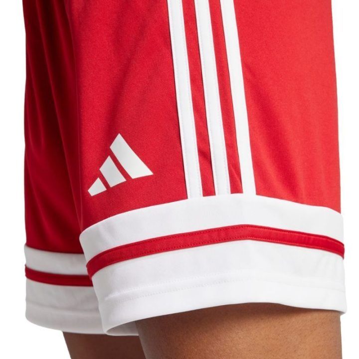 Moteriški šortai su raišteliu adidas Squadra 25, raudoni