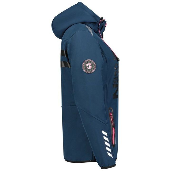 Moteriškas džemperis Geographical Norway, tamsiai mėlynas ir rožinis