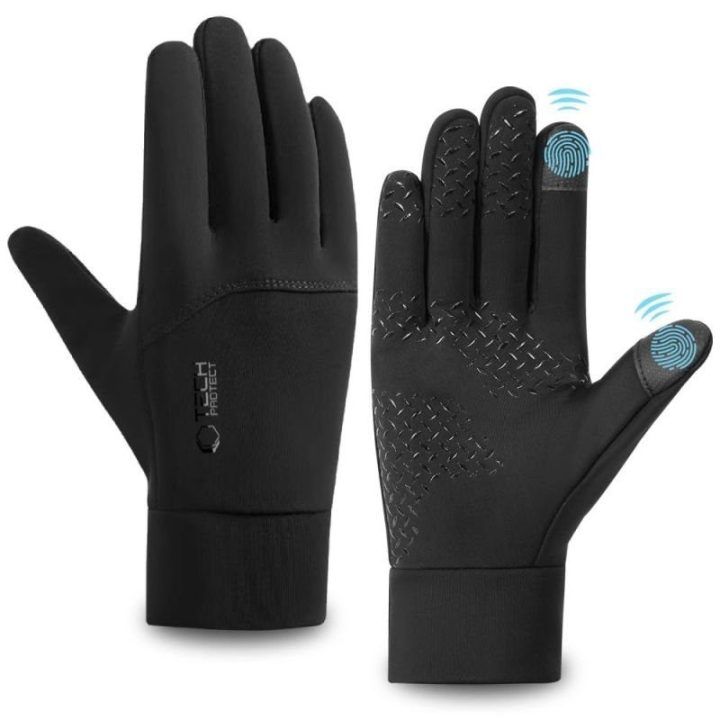 Jutiklinės pirštinės Tech-Protect WG01, 25 × 23 cm, juodos