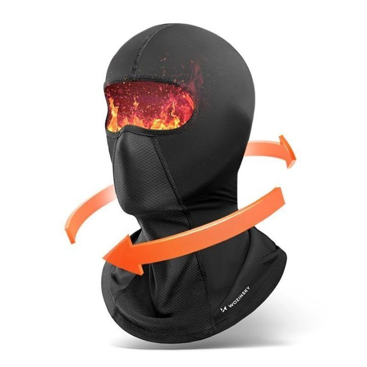 Balaklava žiemai Wozinsky WKM-03B, juoda