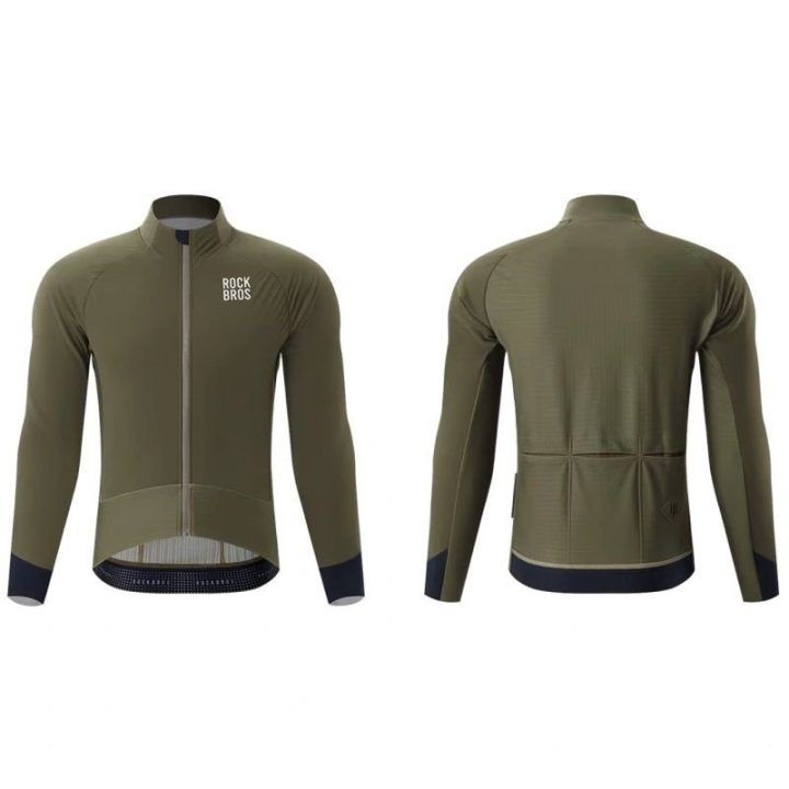 Žieminė dviratininko striukė Rockbros YDWT014, žalia