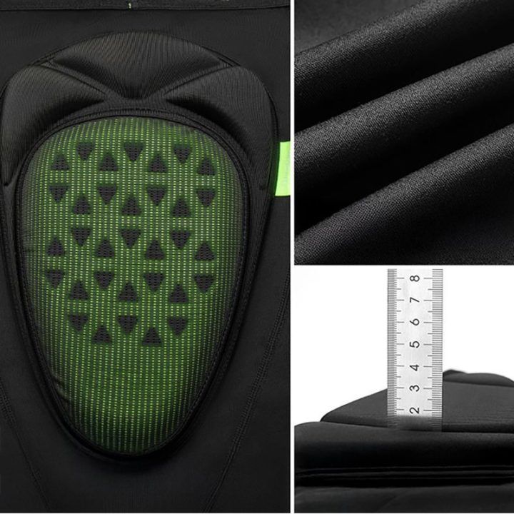 Uniseks klubų apsaugos šortai Qunature Ski Advanced, juodi, XL