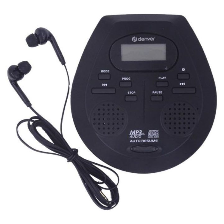 Nešiojamasis CD grotuvas Denver DMP-395B, juodas
