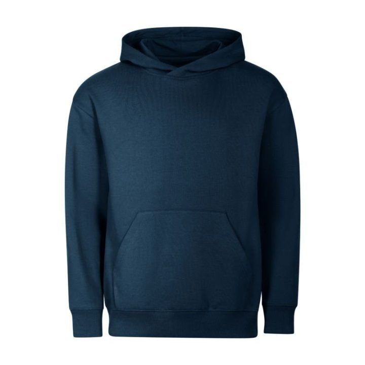 Uniseks medvilninis džemperis su gobtuvu Malfini Chill, tamsiai mėlynas