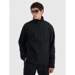 Vyriška softshell striukė su apsauga nuo vėjo 4F, juoda