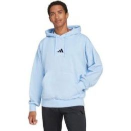 Vyriškas džemperis su gobtuvu adidas Essentials Feelcozy, žydras
