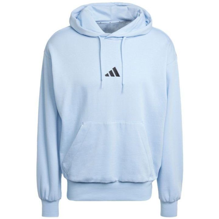 Vyriškas džemperis su gobtuvu adidas Essentials Feelcozy, žydras