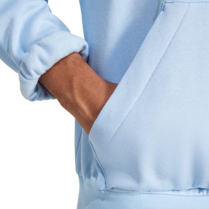 Vyriškas džemperis su gobtuvu adidas Essentials Feelcozy, žydras