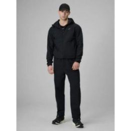 Vyriška vėjui atspari softshell striukė 4F, juoda