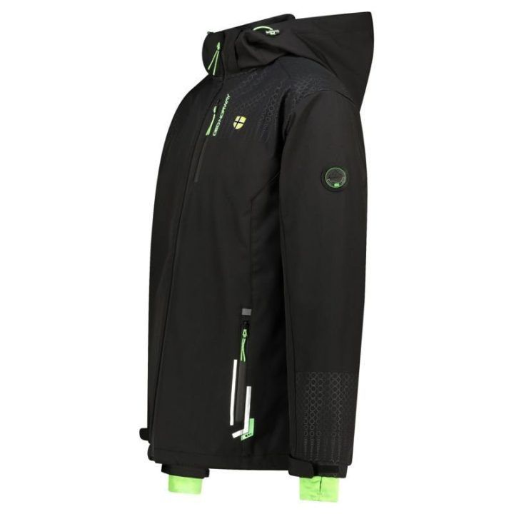Vyriška softshell striukė Geographical Norway Trelino, juoda ir žalia