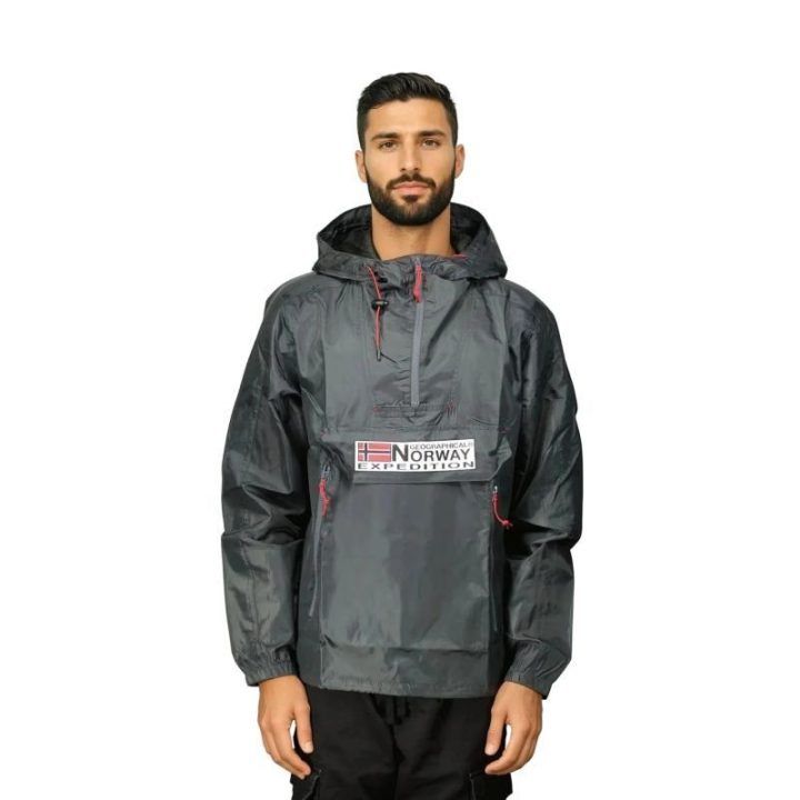 Vyriška pavasarinė striukė Geographical Norway Choupa, tamsiai pilka