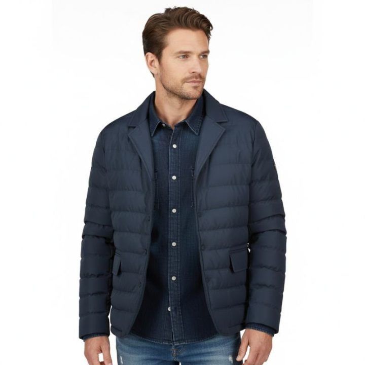 Vyriška striukė Geographical Norway Bao Navy Db, tamsiai mėlyna