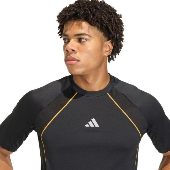Vyriški treniruočių marškinėliai adidas Tech Apparel Climacool, juodi