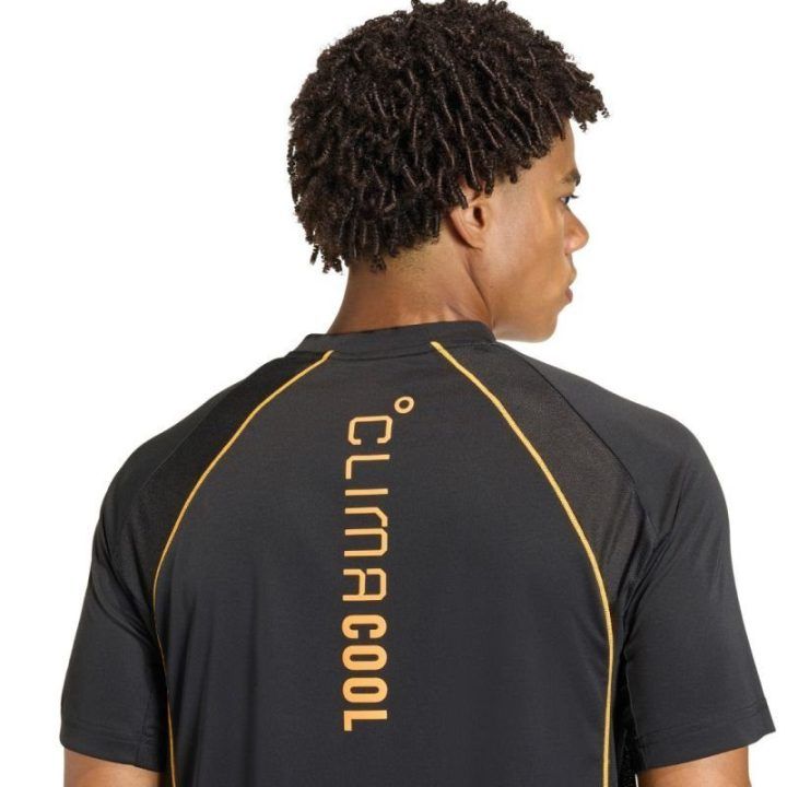 Vyriški treniruočių marškinėliai adidas Tech Apparel Climacool, juodi