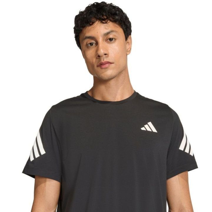 Vyriški bėgimo marškinėliai adidas ADI365 Climacool Iconic, juodi