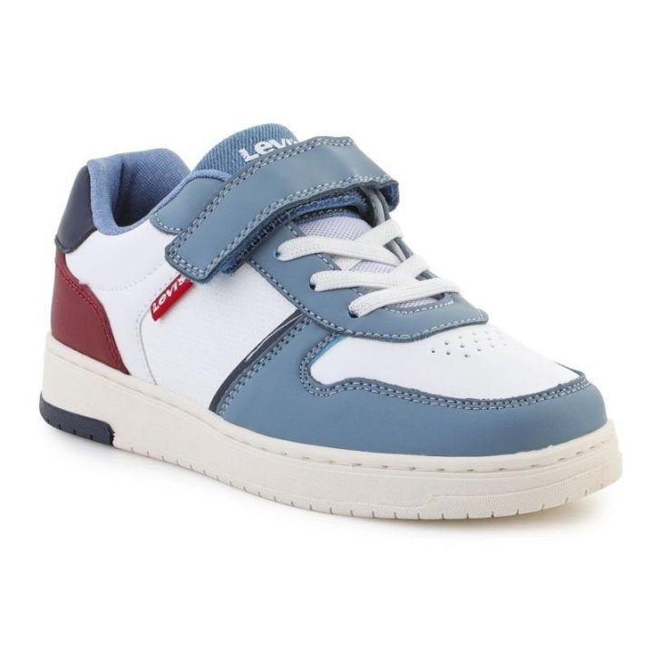 Vaikiški sportbačiai su lipukais Levi's KICK SE, balti