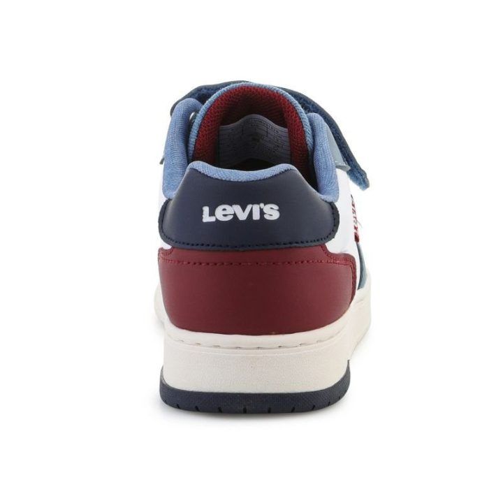 Vaikiški sportbačiai su lipukais Levi's KICK SE, balti