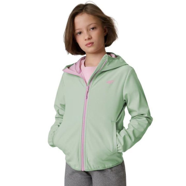 Softshell striukė mergaitėms 4F, mėtų
