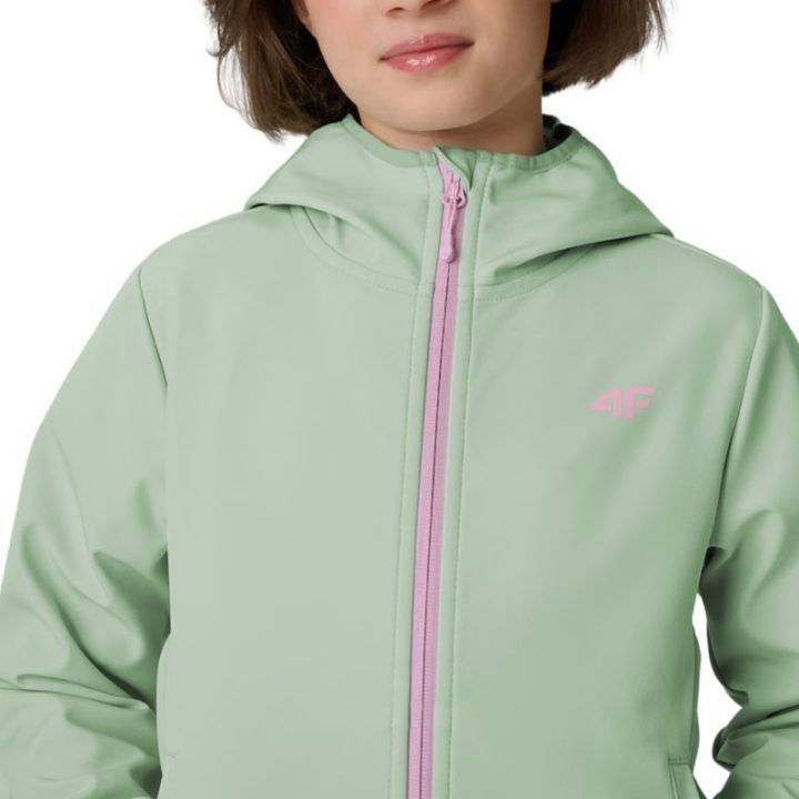 Softshell striukė mergaitėms 4F, mėtų