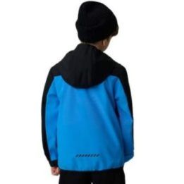 Softshell striukė berniukams su gobtuvu 4F, mėlyna
