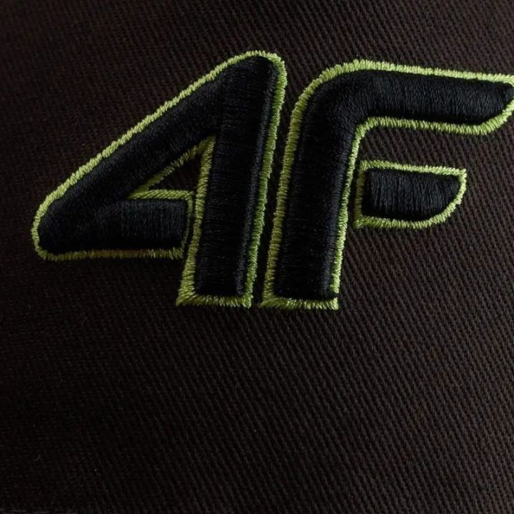 Vaikiška medvilninė kepurė su snapeliu 4F U547, antracito